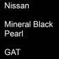 Preview: Nissan, Mineral Black Pearl, GAT.